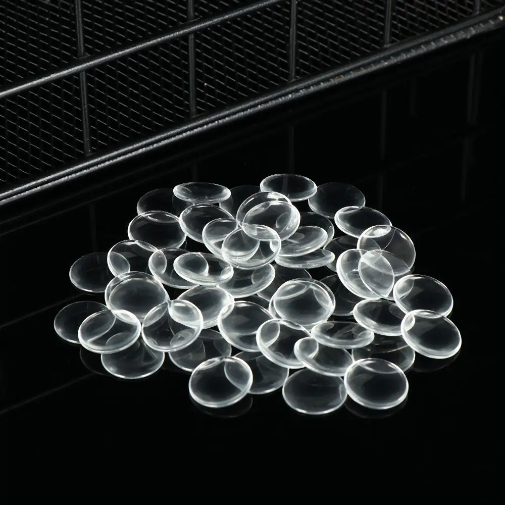 50Pcs Hot sale 14mm DIY Crafts Toy Glass Eye Chips Eye Doll Glass Eyes Doll Eyeballs Accessories Doll Eye Patch Doll Accessories