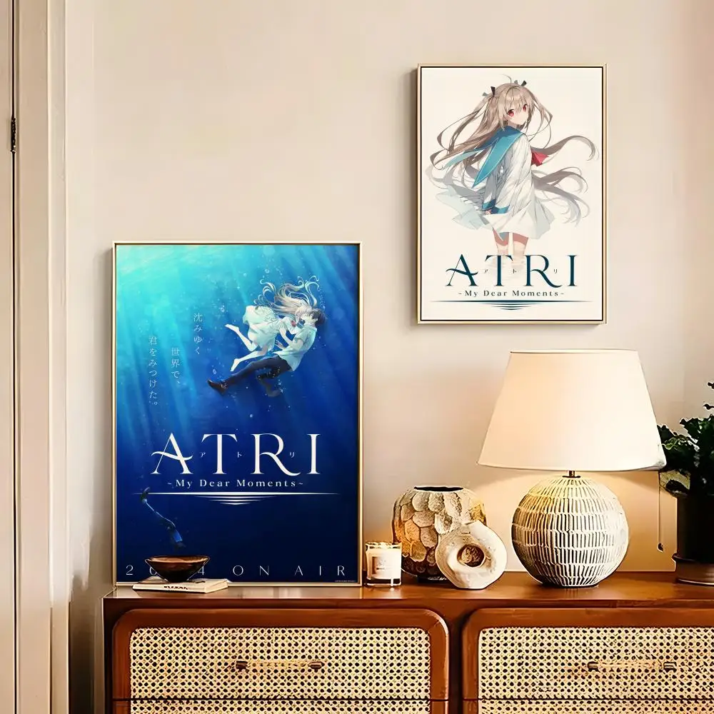 ATRI My Dear Moments Visual Novel Anime Poster HD art sticky wall waterproof home living room bedroom bar decoration