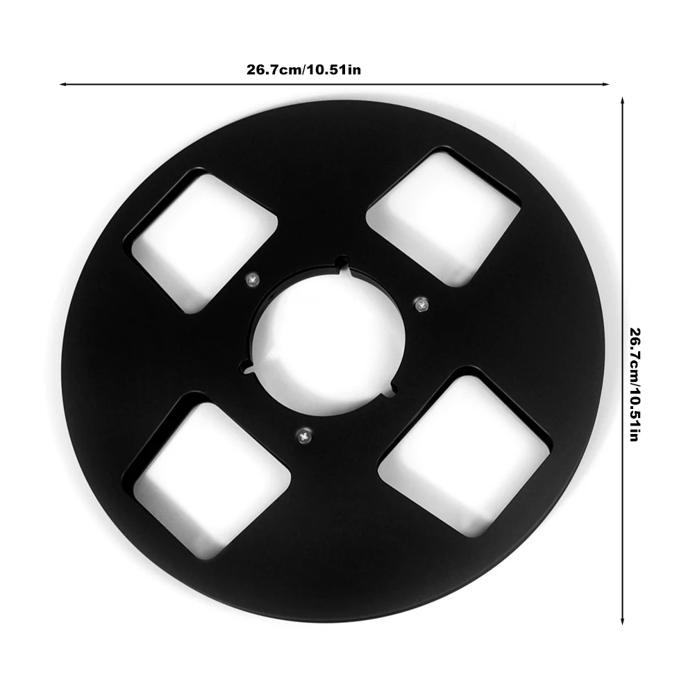 Reel logam 1/4 10.5 inci, Reel Takeup logam, Reel kosong, Hub kecil untuk Reel, perekam pita