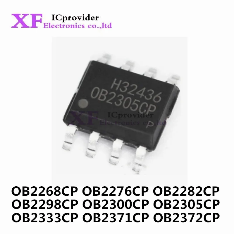 10Pcs OB2268CP OB2276CP OB2276 OB2282CP OB2298CP OB2300CP OB2305CP OB2333CP OB2371CP OB2372CP SOP-8