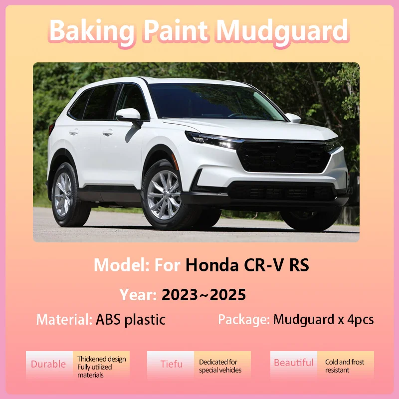 

Автомобильное крыло с краской для выпечки для Honda CR-V RS 2023 2024 2025 CRV, брызговики, брызговики на крыло, автоинструменты, аксессуары