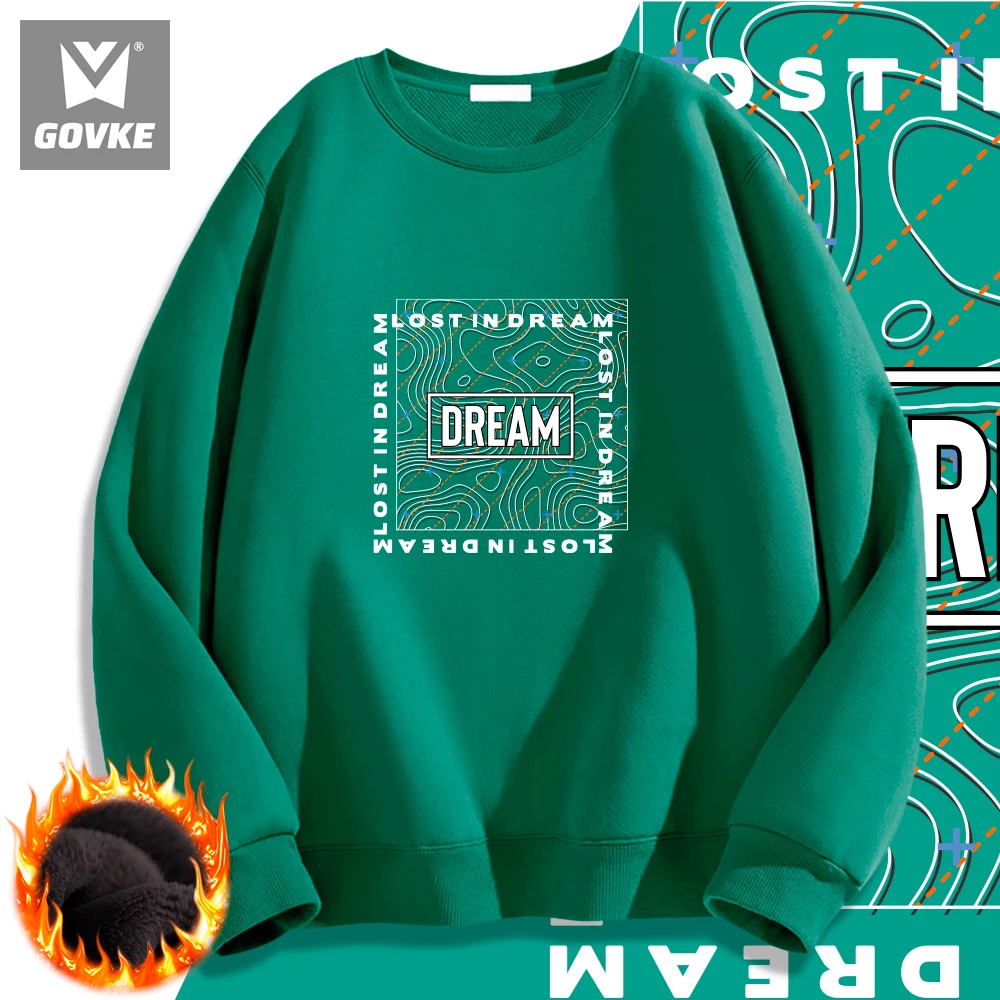 Lostin Dream What To Do Graphic Hoodie Men's Hoodless Christmas Clothes Winter Thick Tops  New in Hoodless & Sweatshirts