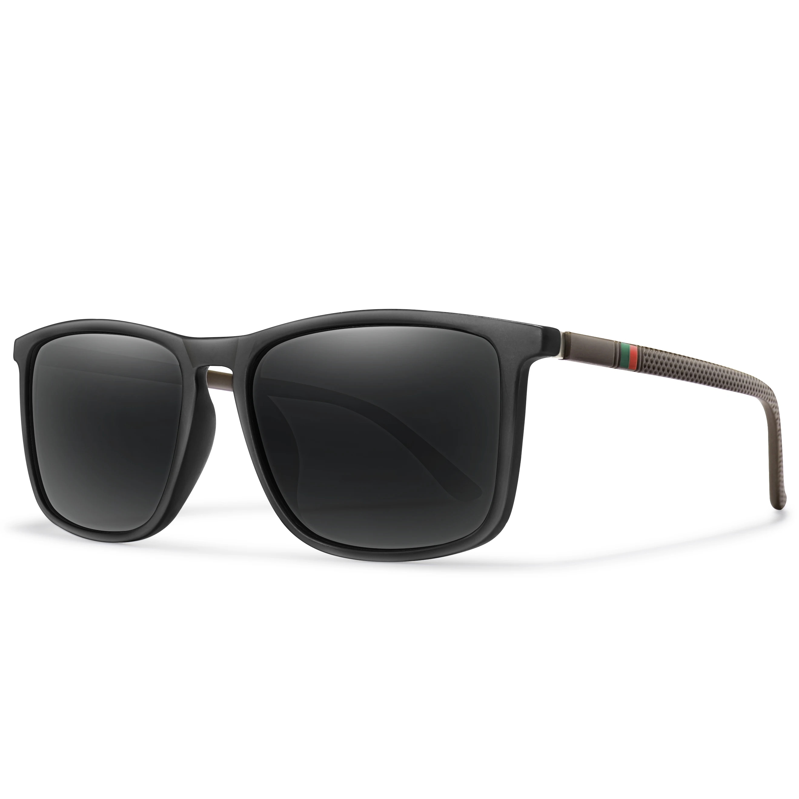 Gafas de sol polarizadas para hombre y mujer, lentes cuadradas de lujo, Vintage, a la moda, para viajes, conducir y pescar, UV400