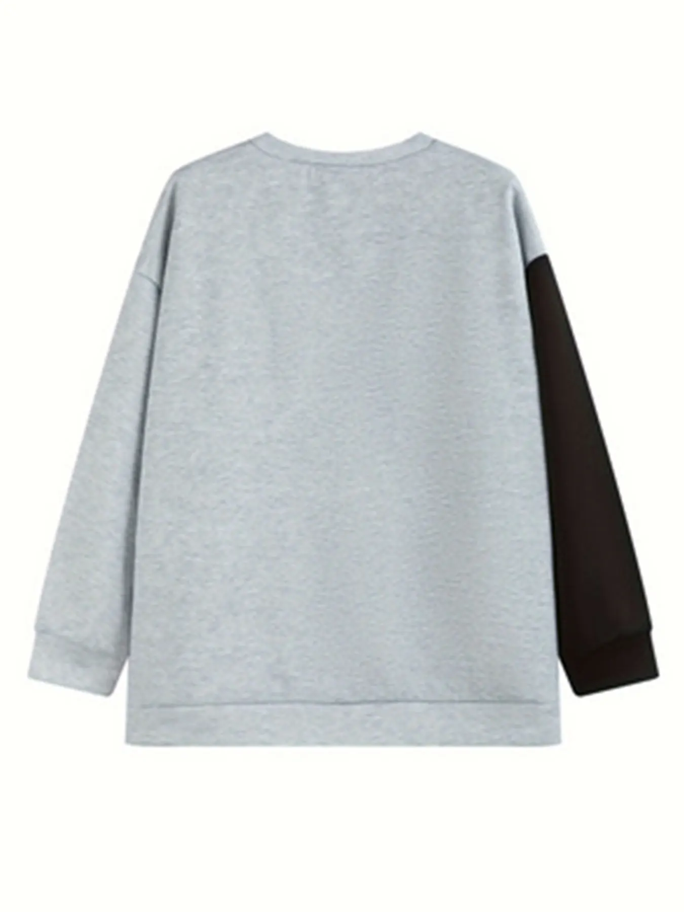 Kaus kasual ukuran Plus, baju Sweatshirt kasual wanita, ukuran Plus huruf & kucing & kupu-kupu, kaus lengan panjang, leher bulat