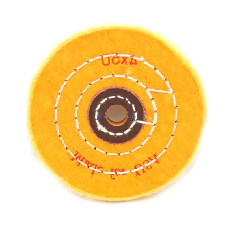 عجلة تلميع شديدة التحمل T3LF لتلميع المعادن، قرص قطني طويل الأمد مناسب لترميم الألومنيوم من الفولاذ المقاوم للصدأ