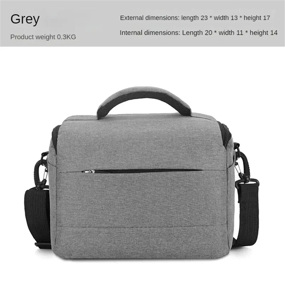 DSLR-tas Handtassen Nylon schoudertas Cameratas Draagbare fotograaf voor Sony Nikon Canon Panasonic Apparatuur Crossbody Tas