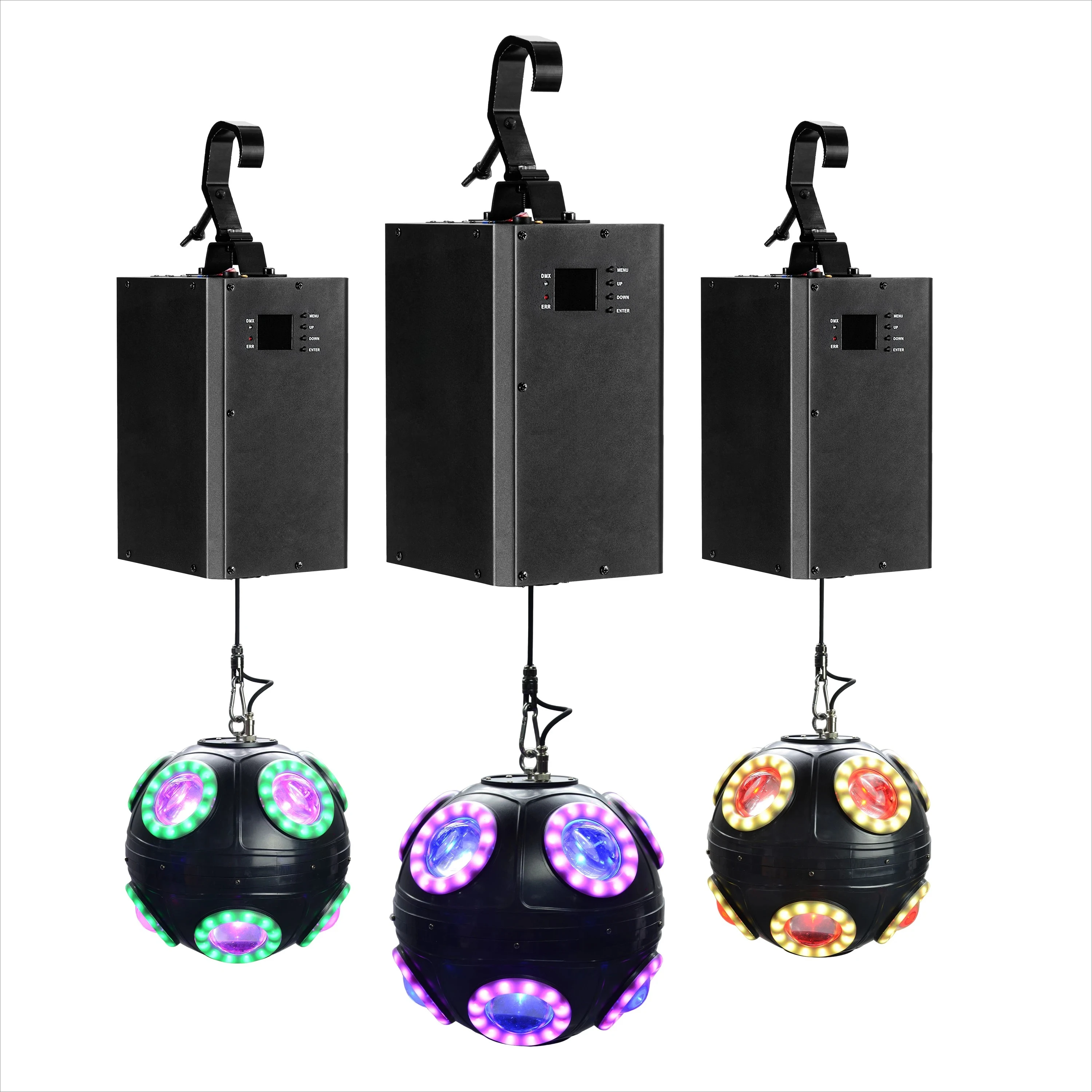 DMX512 Control Night Club Lighting for Disco Events New 28cm LED Kinetic Football Light System