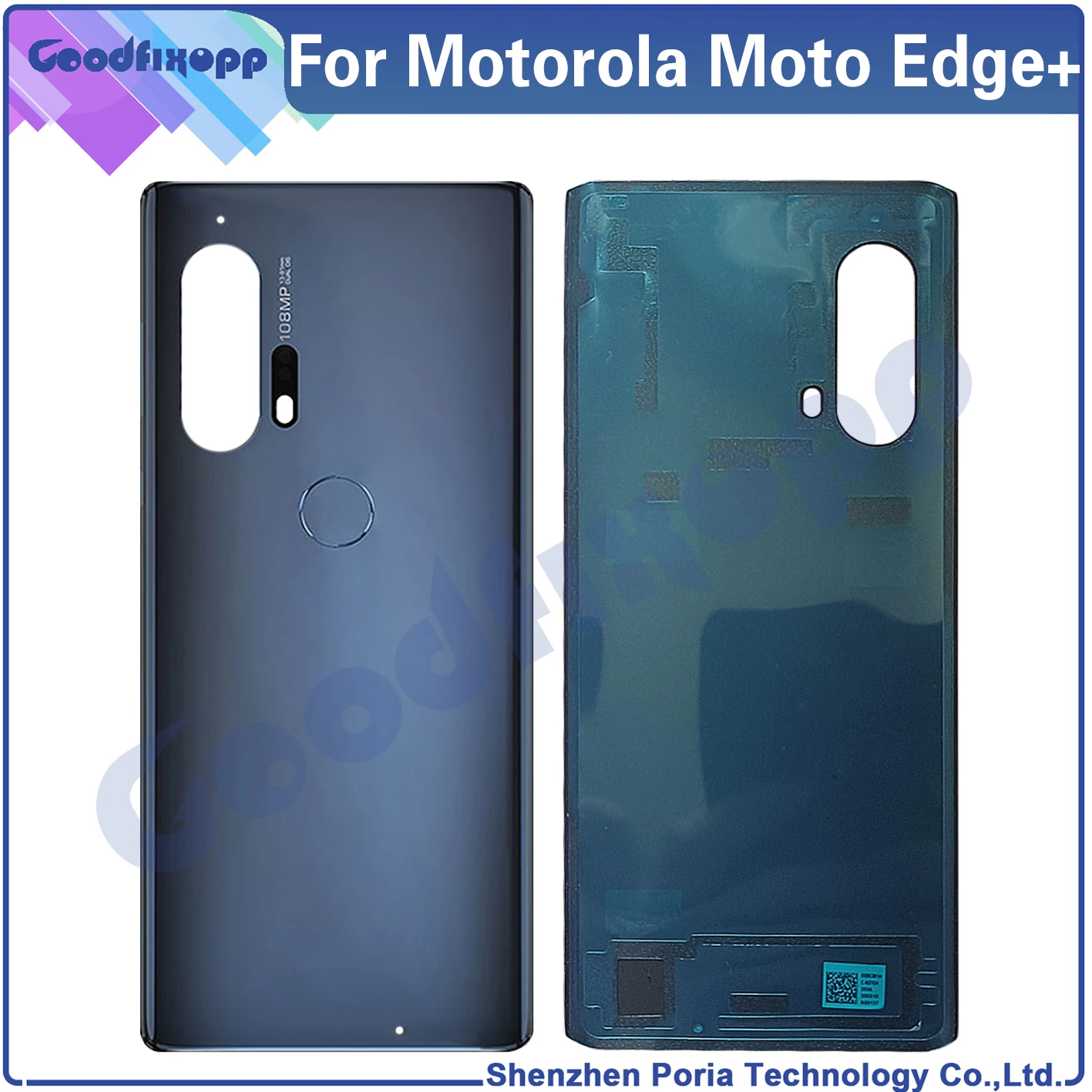 New Cover For Motorola Edge+ (2020) XT2061 XT2061-3 Back Battery Cover Door Housing Case For Moto Edge Plus 2020 Rear Cover