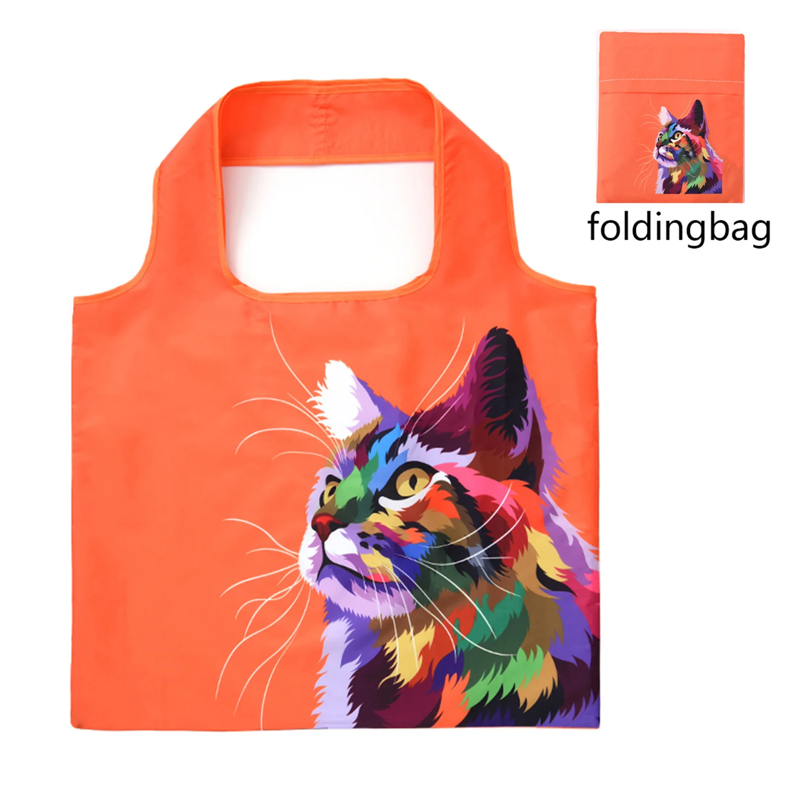 12x15 سنتيمتر حقيبة تسوق سعة كبيرة المحمولة للطي البوليستر حقيبة التخزين للأغذية البقالة الملابس التخييم السفر حقيبة التخزين