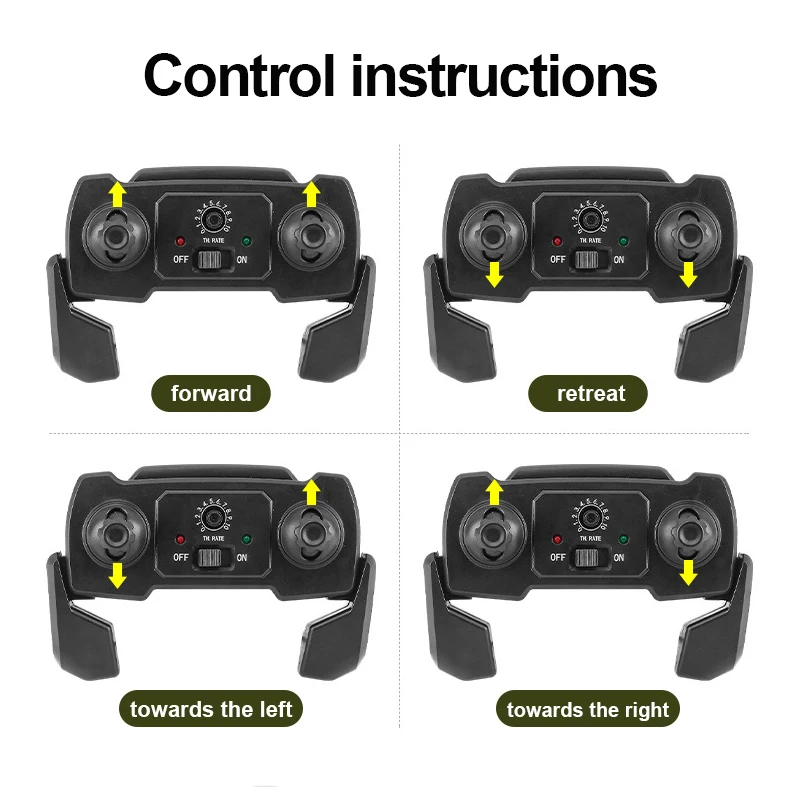 جديد RC 6-wheel Drive RC سيارة مدرعة الثقيلة مركبة مواصلات قابل للتعديل سرعة كاملة النطاق تسلق على الطرق الوعرة RC سيارة عالية السرعة