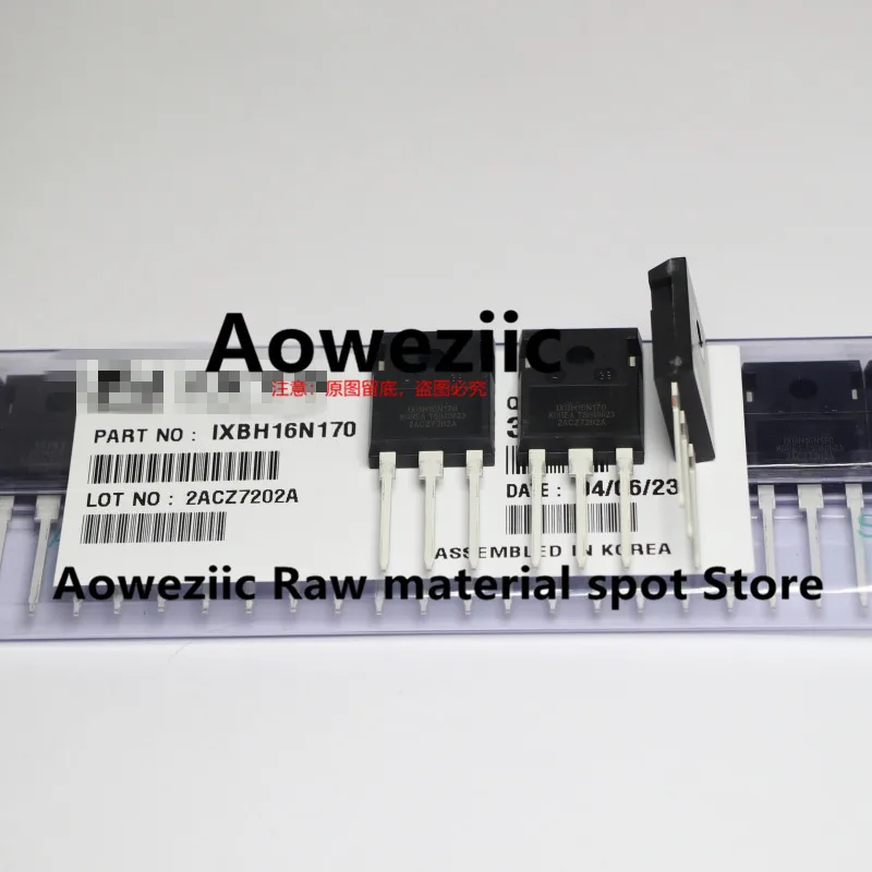 Aoweziic   2023+ 100% New Imported Original  IXBH16N170  IXBH16N170A   TO-247  IGBT High-Power Transistor  25A 16A 1700V