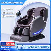 Full Body Manipulator Massage Chair Home Automatic Zero Gravity Bluetooth Music SL Track Manipulator Zero Gravity Massage Chairs