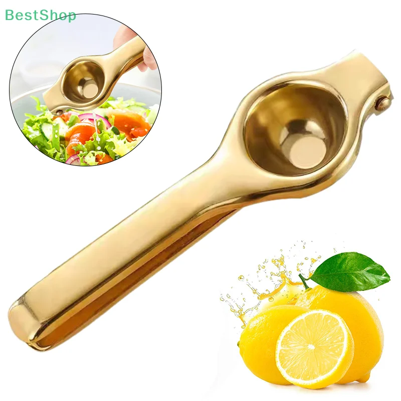 

〔Victoria〕Household Lemon Clip Stainless Steel Manual Juicer Fruit Squeezer