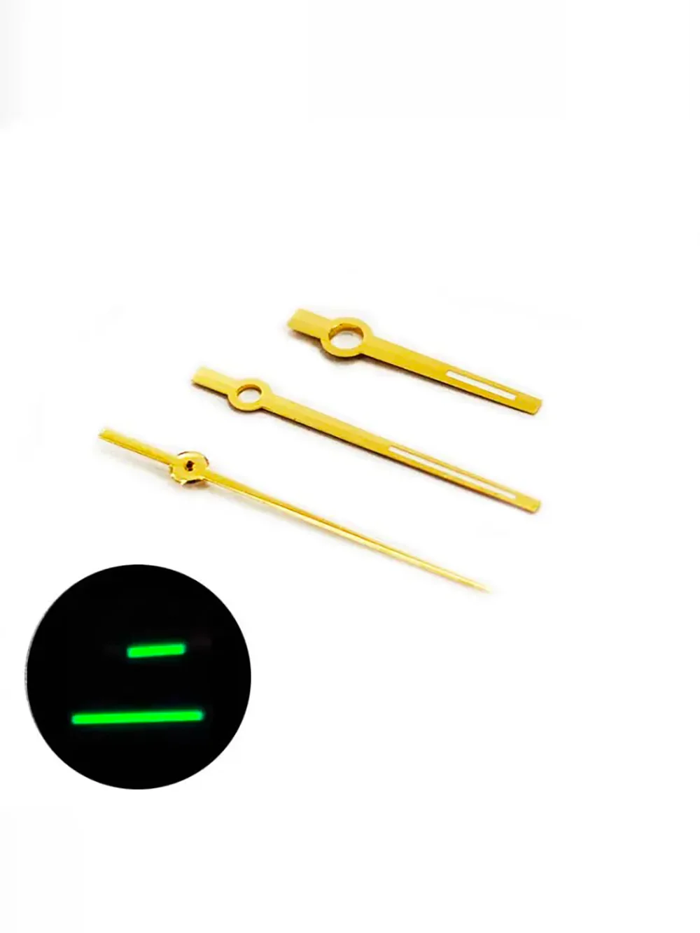 Watch Accessories Watch Hands with Green Luminous Suitable for 16233 16234 Series 3135 Movement Hour Minute Second Hands