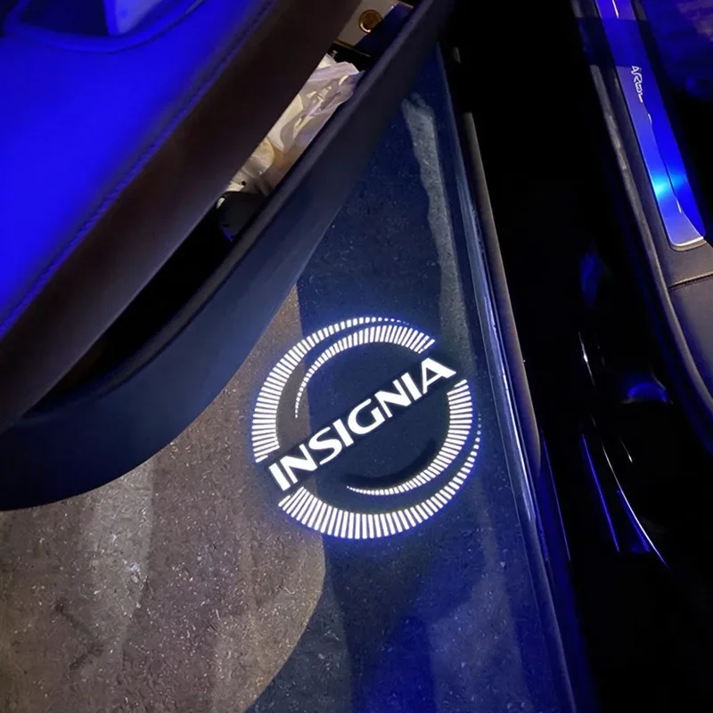 Led Car Door Opening Warning Welcome Lights Projector Emblem For Opel Insignia A B 2009 2010 2011 2012 2013 2014 - 2017 2018
