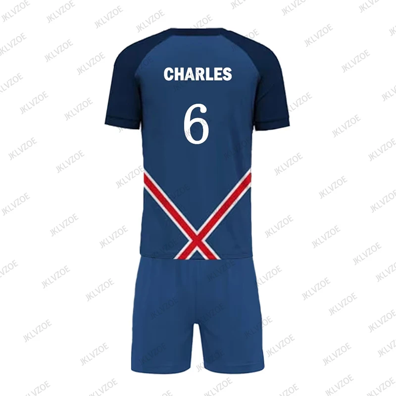 انمي ياباني الأزرق قفل P.X.G جيرسي زي كرة القدم رين شيدو ثلاثية الأبعاد طباعة الرجال تي شيرت + مجموعة تي شيرتات قصيرة للأطفال الرياضة عادية الاطفال/الكبار دعوى