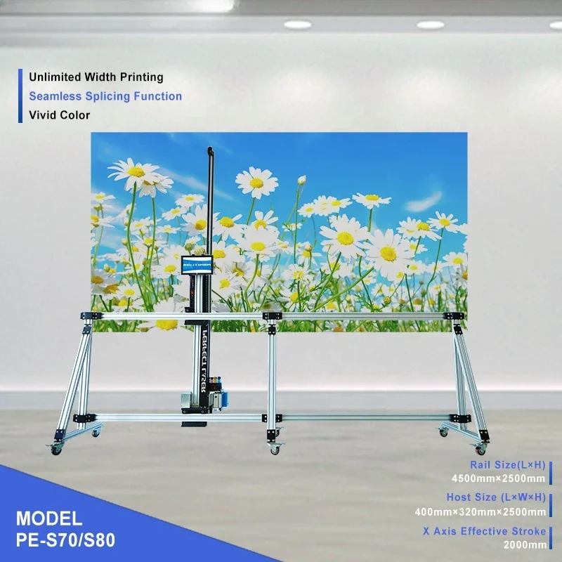 3d Effect Vertical Wall/Glass/Wood/Ceramic/Metal Indoor Art Wall Mural Inkjet Printers Printing Painting Machines