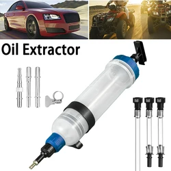 Car Oil Fluid Extractor Brake Fluid Syringe Pump Oil Change Syringe Pump Manual Suction Vacuum Fuel Transfer Hand Pump Dispenser