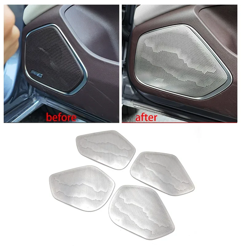 4pcs for HongQi H5 2023-2025 Door Horn Sound Panel Trim Cover