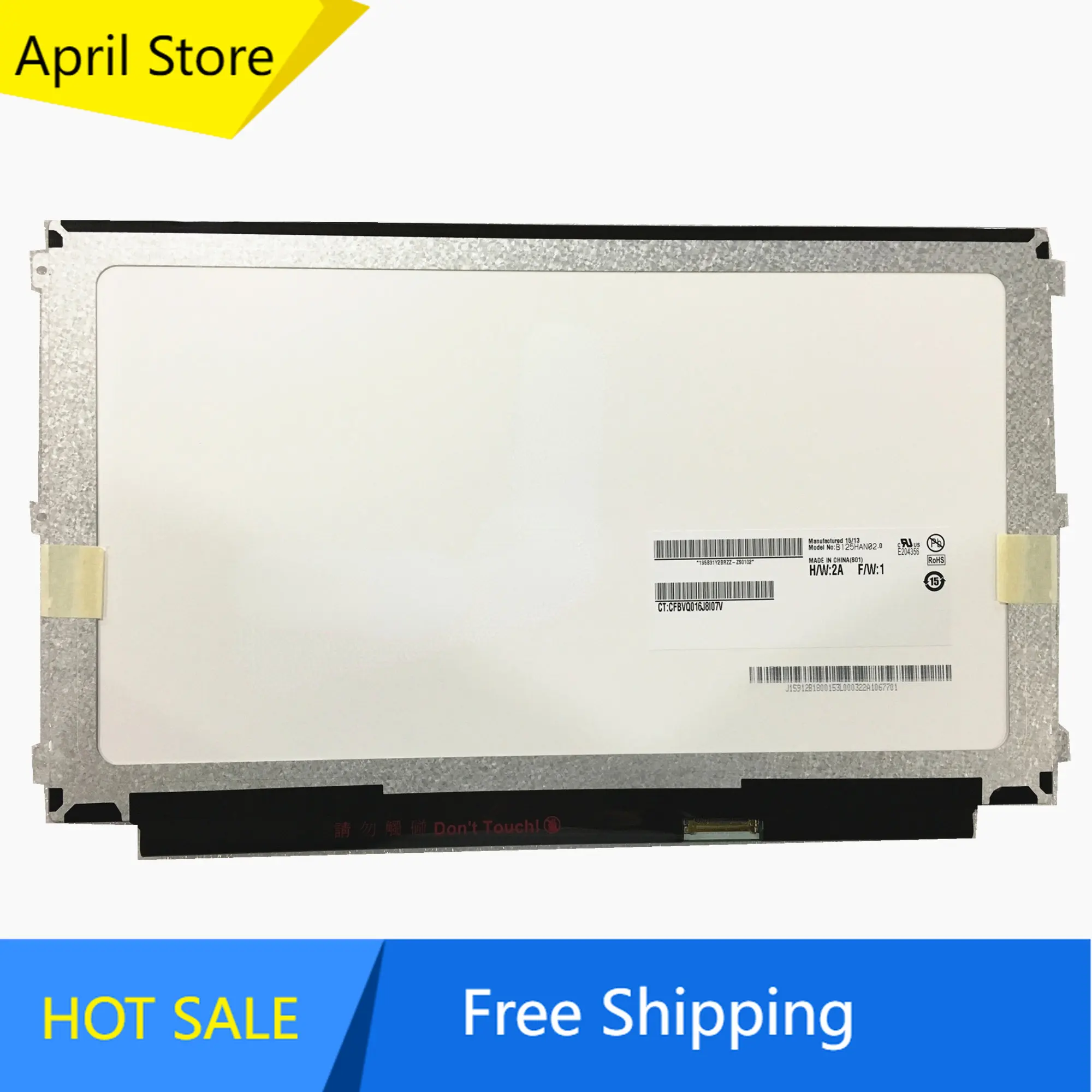 

B125HAN02.0 LP125WF2 SPB3 SPB4 LTN125HL02-301 Lapto Lcd Screen FHD 1920*1080 EDP 30 PINS