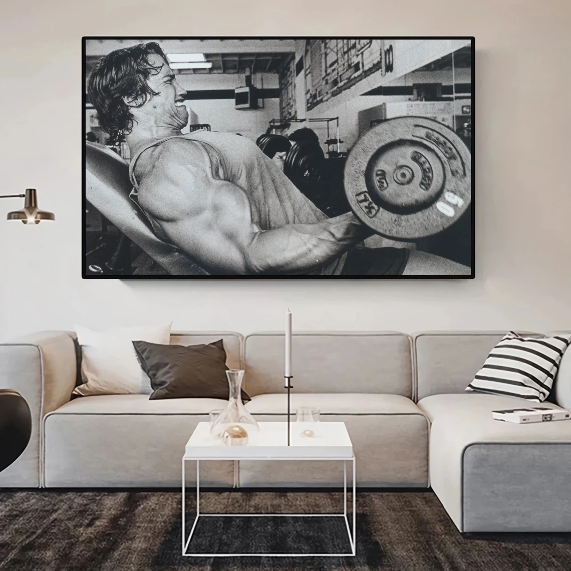 Arnold Schwarzenegger Bodybuilding Poster Star Poster Canvas Art Print Home Decoration Wall Painting ( No Frame )