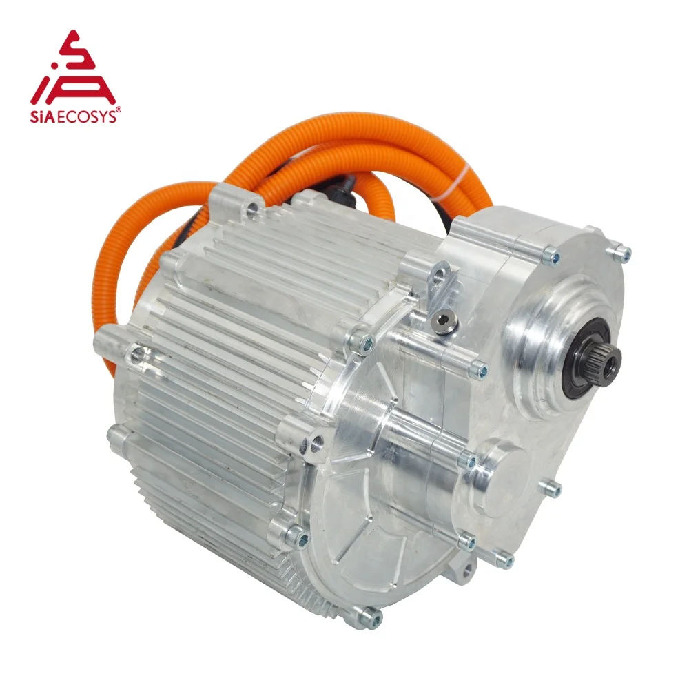 PRE-SALE New SIA200-50 Peak 26kW 92N.m PMSM Motor with 1:2.5 Gear Ratio IP67 Motor for Electric Motorcycle