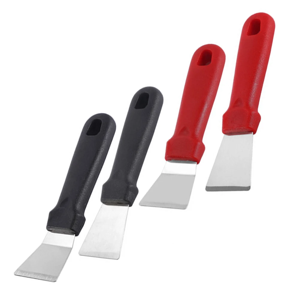 

4PCS Stainless Steel Ice Shovel Fridge Scraper Durable Long H Snow Removal Tool Kitchen Utensil Car Freezer