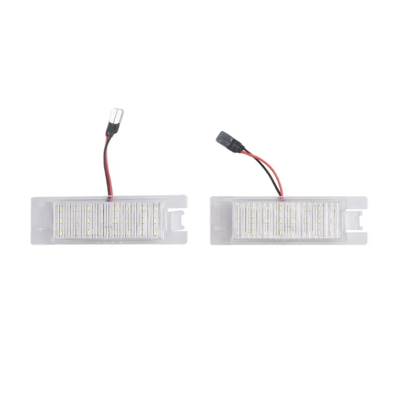 NEW HOT In Stock-For Fiat Nuovo Doblo 263 2009-2014 Seicento 187 1998-2010 GM20944894 2Pcs LED License Plate Lights