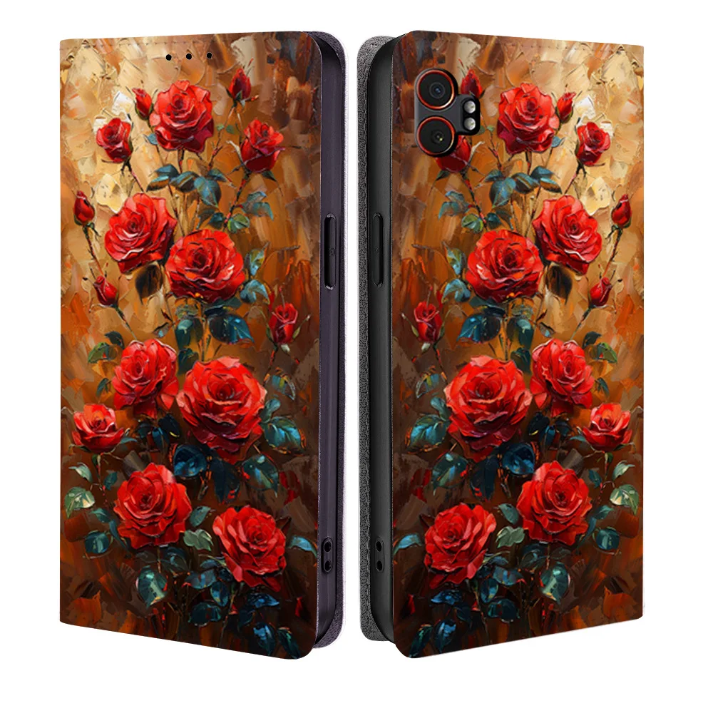 

Colorful Leather Magnetic Flip Phone Cover for Tecno Spark Go 40 30 20 10 Pro/Pop 9 8 with Built-in Wallet Card Case Slots