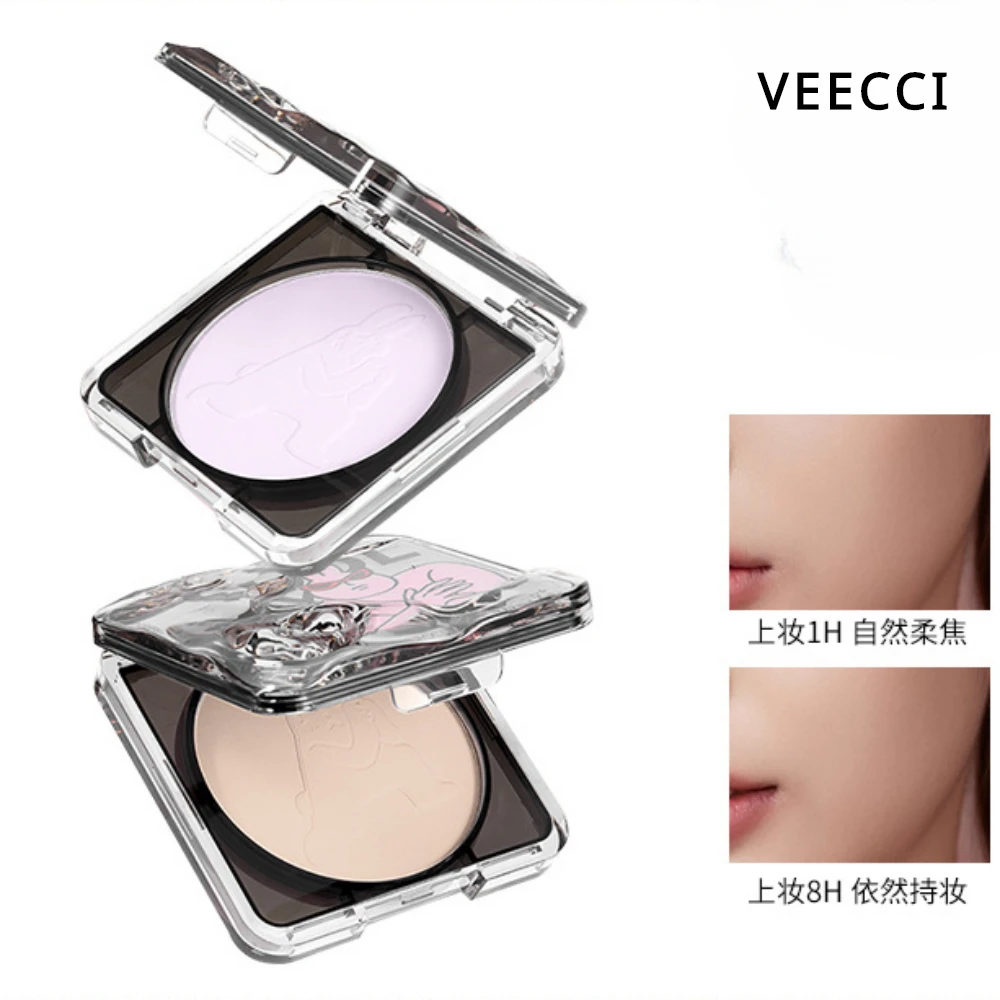 

VEECCI Pink Rabbit Matte Natural Lightweight Waterproof Oil-controlling Non-stuck Set Up Powder