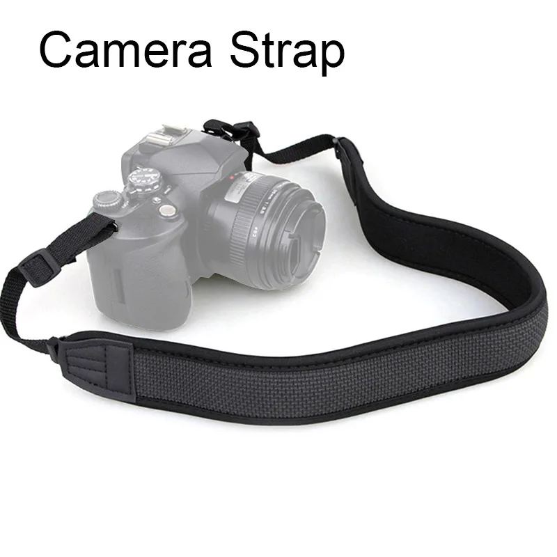 1PCS Camera Strap Neck Adjustable Shoulder for Universal Cameras Anti-slip Thick Adjustable Neck Belt for Digital Camera Strap