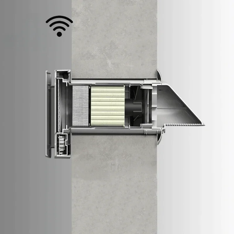 

#fresh air ventilation system House Air Ventilation BalancedEnergy Recovery Ventilation Wall Mounted