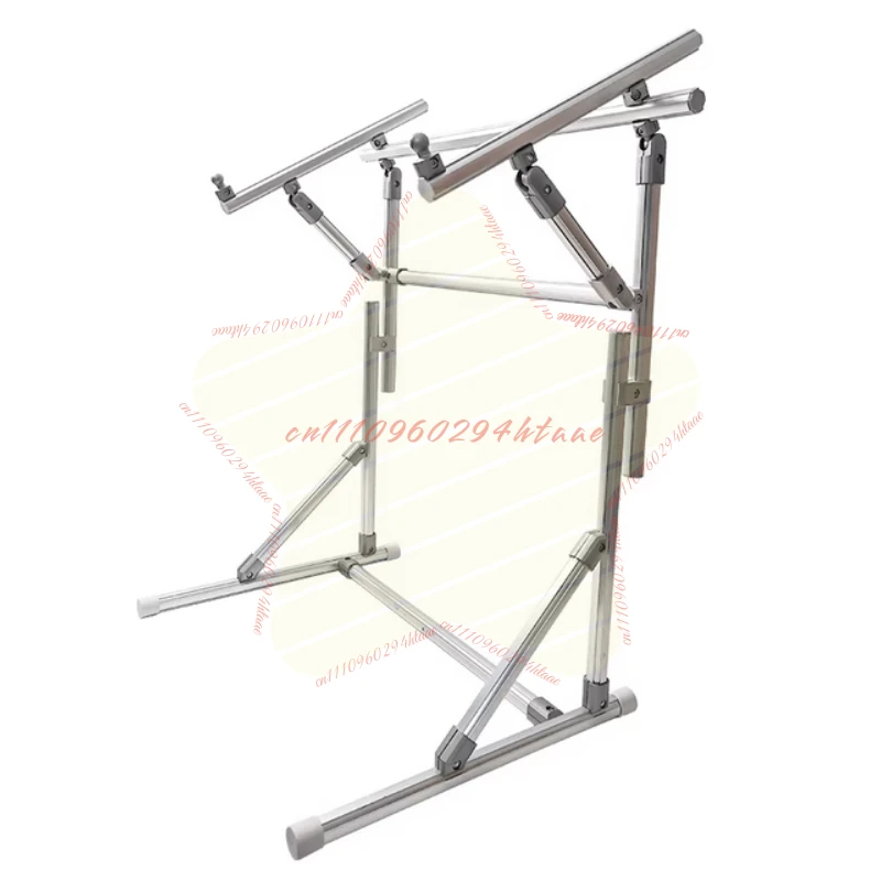 support-de-broderie-telescopique-en-alliage-d'aluminium-a-reglage-de-tension-renfort-haute-resistance