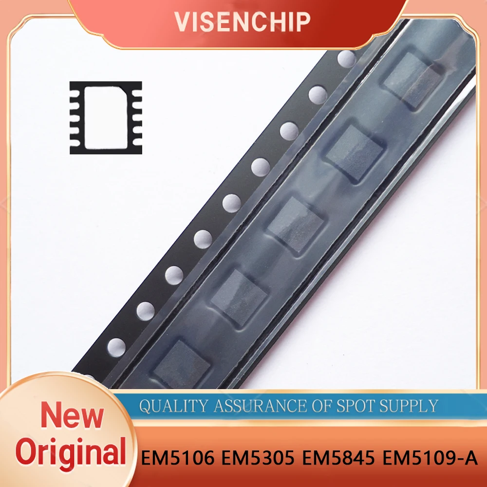 5pieces New EM5109-A 5109-A EM5106 5106 EM5305 5305 EM5845 5845 EM5106VT EM5305VT EM5845VT QFN