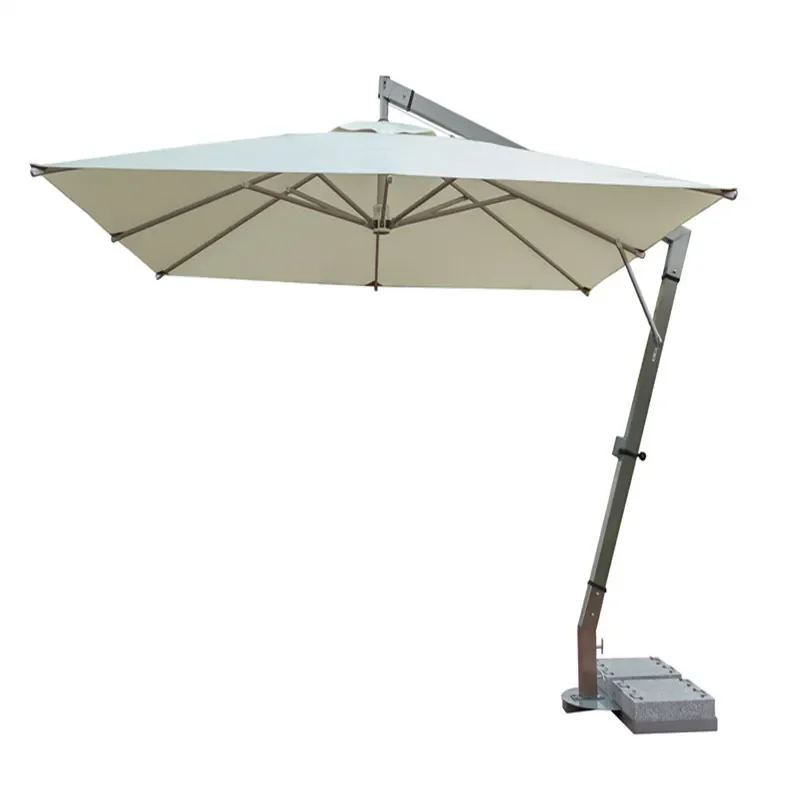 cheap market outdoor patio heavy duty water proof large parasol garden restaurant commercial table sun umbrellas with base