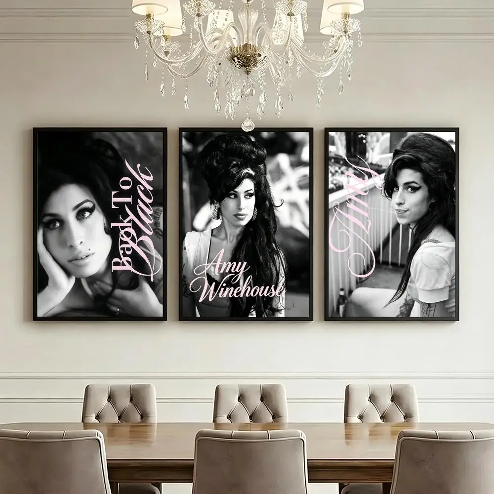 music Amy Winehouse Poster HD Poster High End Luxury Home Decoration Suitable for Living Room Bedroom Corridor and Gift Giving