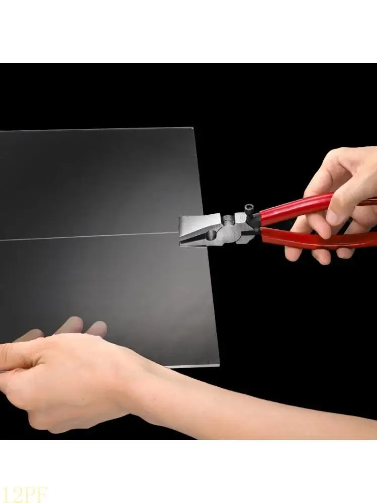 

12PF Practical Glasses Cutting Tool Iron Plating Adjustable Screws Functional Use