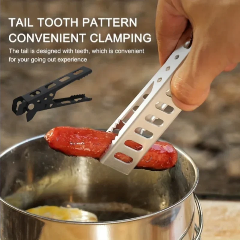 Aluminum Alloy Outdoor Camping Pot Handle Clip Tableware Anti Scald Pot Gripper Holder Clamp Picnic and Home Kitchen Tools image 2