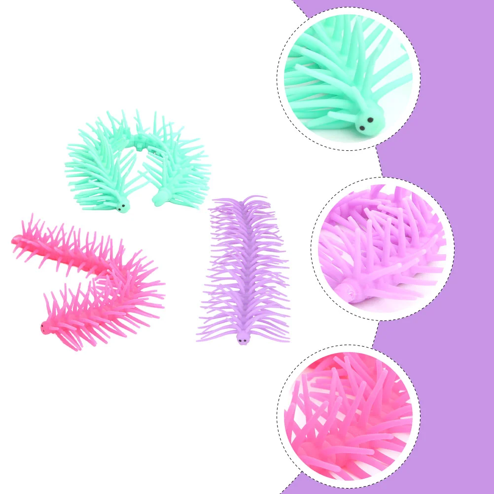 Jouets élastiques de décompression, 3 pièces, fabrication soignée, évent créatif, soulagement du Stress extensible pour enfants et adultes, réduction