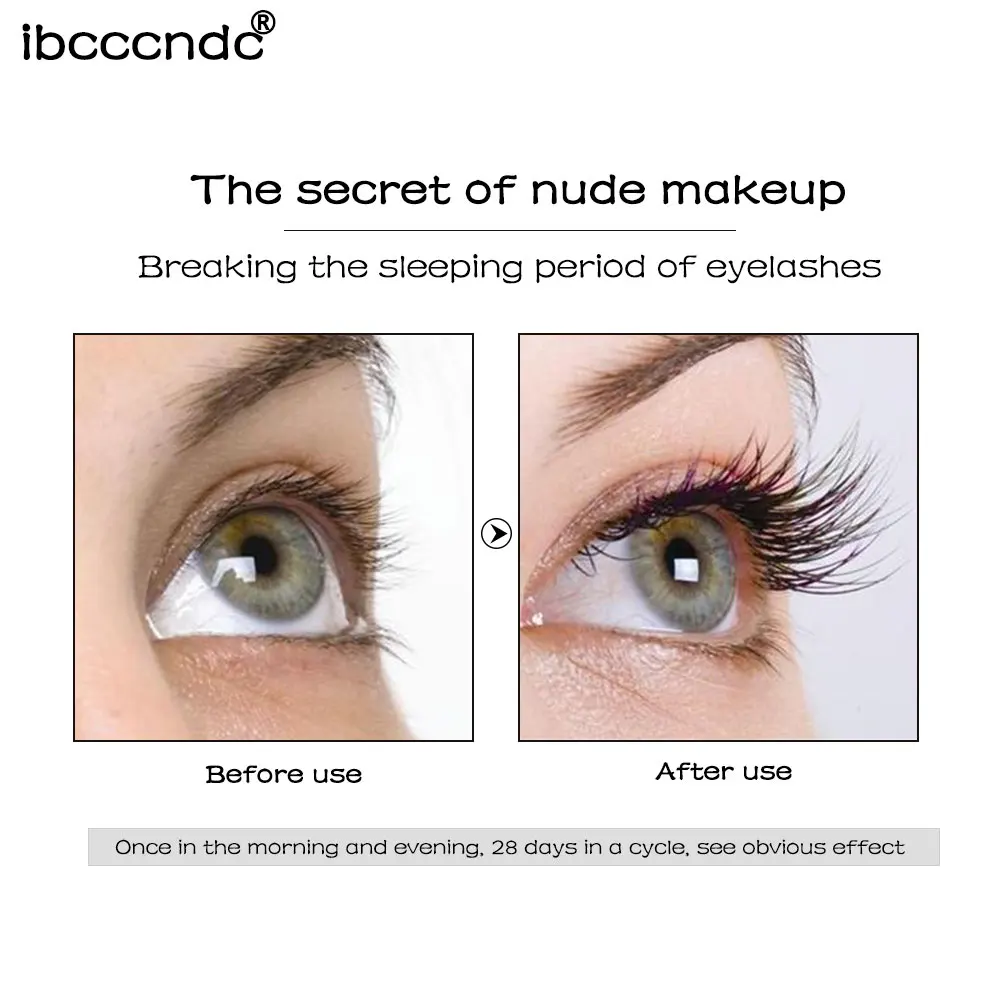 Siero per la crescita delle ciglia nutriente veloce da 8 ml Siero per la crescita rapida Allungamento dell'arricciatura allungamento Addensare Trattamento Siero per ciglia
