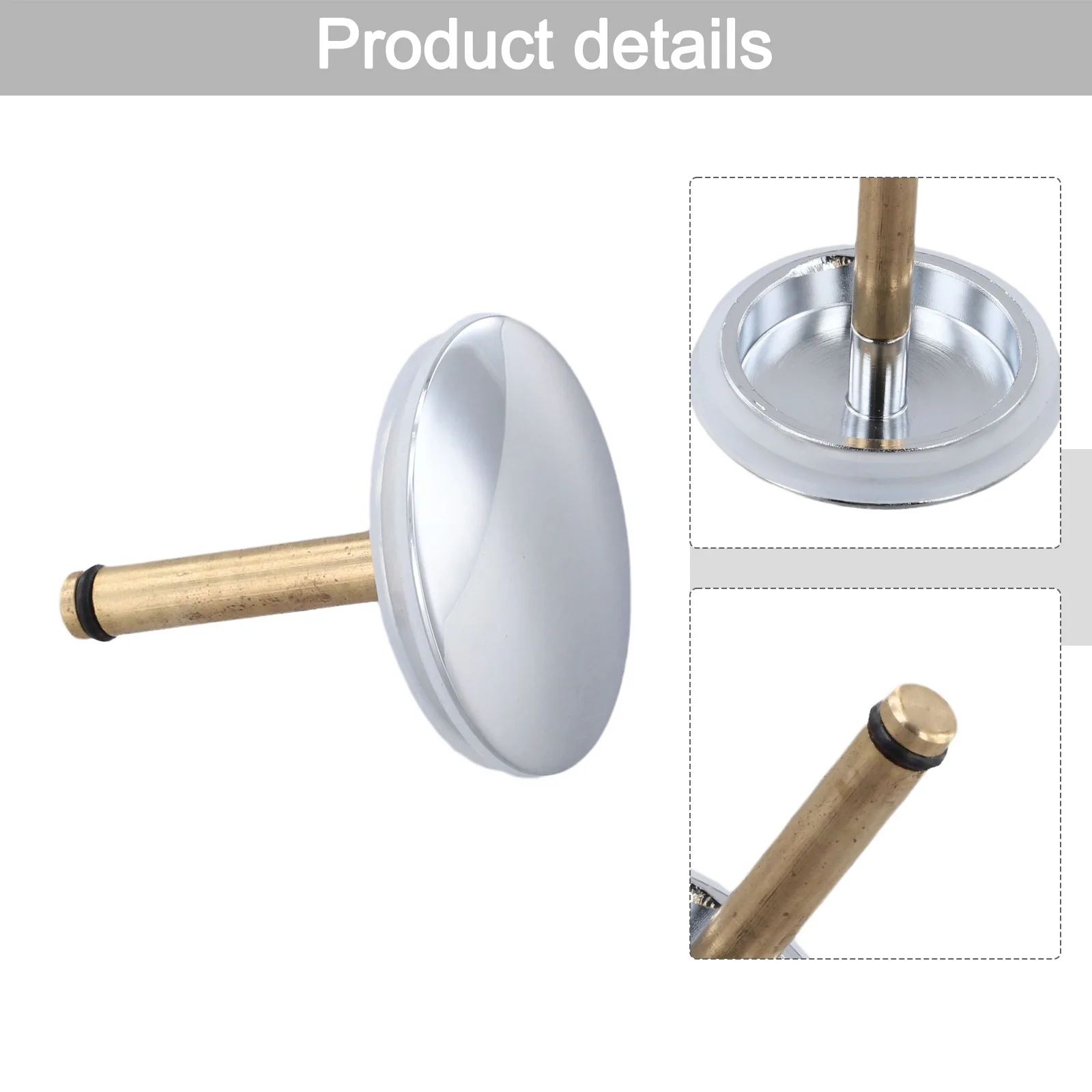 Bathroom Use Home Maintenance Bathroom Drain Anti Clogging Drain Stopper Adjustable Drain Anti-clogging Design Easy Installation