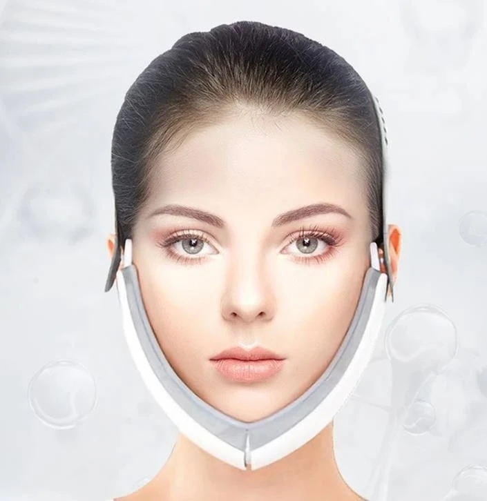 

Customizable Chin V-Line Up Belt Machine Red Blue Facial Lifting Device Face Slimming Vibration Massager