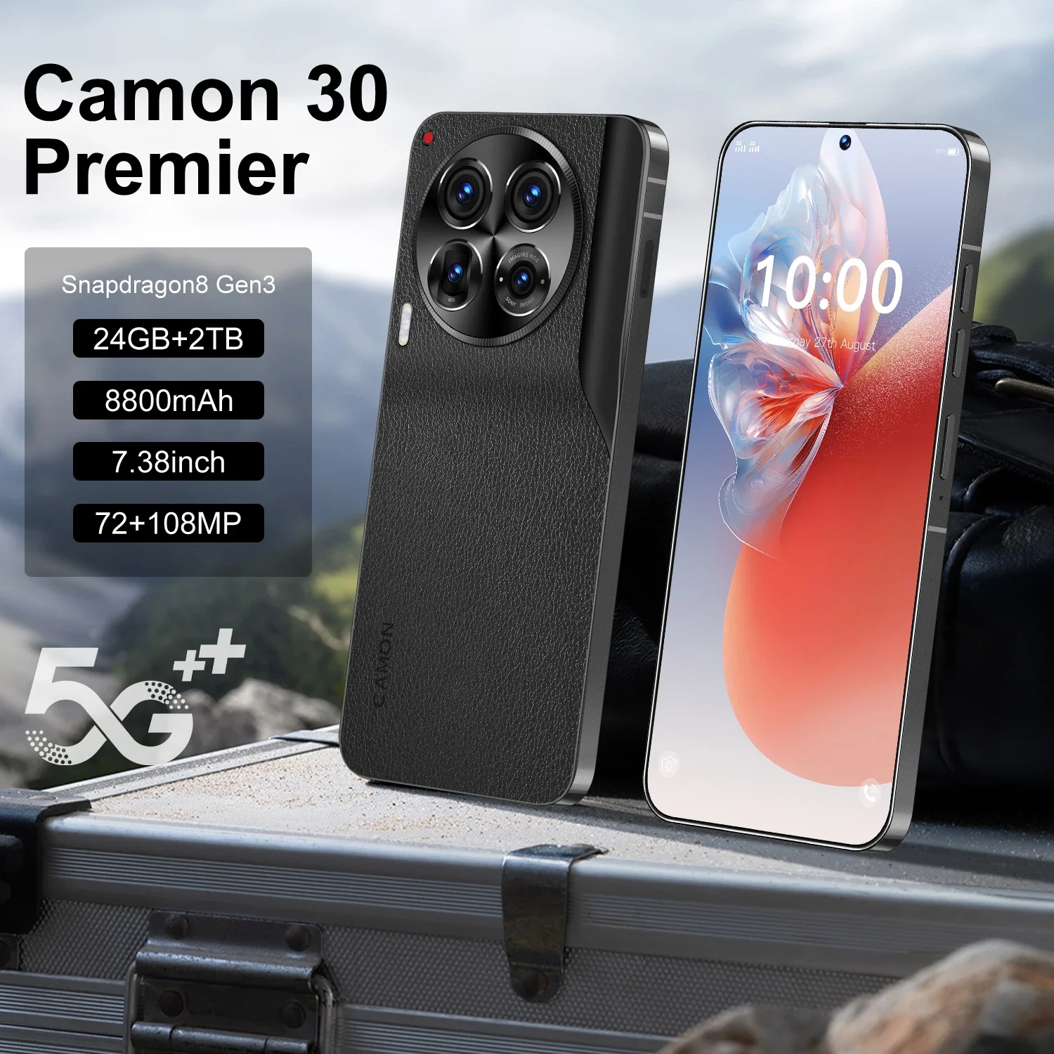 

Original Brand New Camon 30 Premier Smartphone 7.38 Inch Full Screen 4G 5G Cell Phone 8800mAh Mobile Phones 108MP Global Version