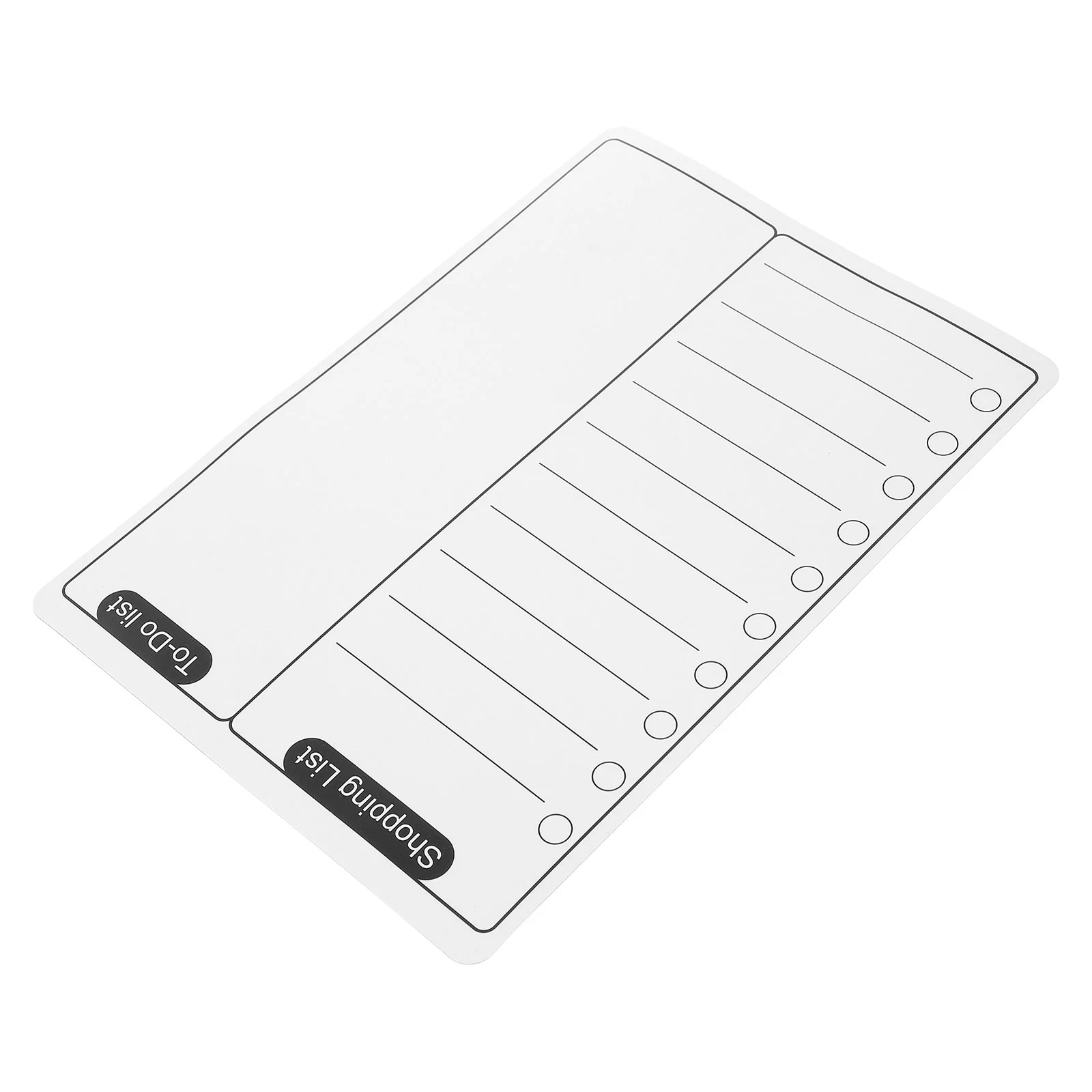 

Message Board White Small Blackboard Dry Erase Whiteboard Soft Magnetic Note Pad for Fridge Pads The Refrigerator