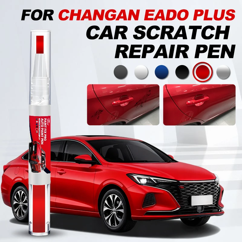 

Автомобильные аксессуары для Changan Eado Plus: карандаш для ремонта краски, средство для удаления царапин, DIY-аксессуары для авто, черный, белый, серебристый
