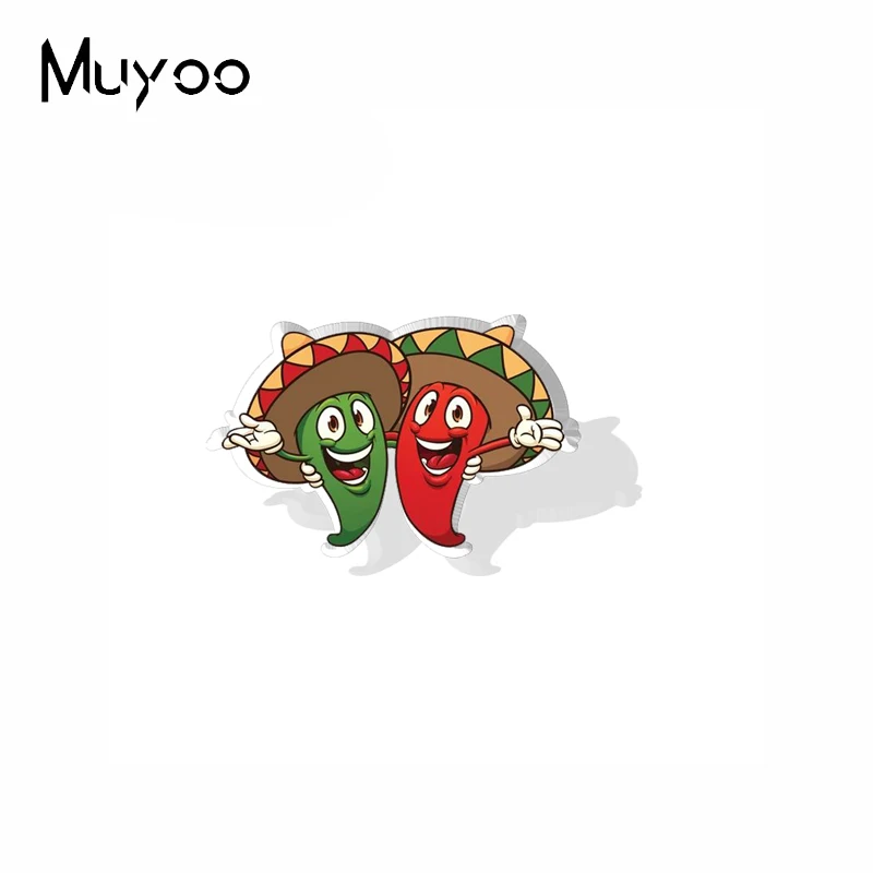 2023 New Arrival Fashion Mexican Culture Love Mexico Handcraft Epoxy Acrylic Resin Lapel Pins Badge Pin