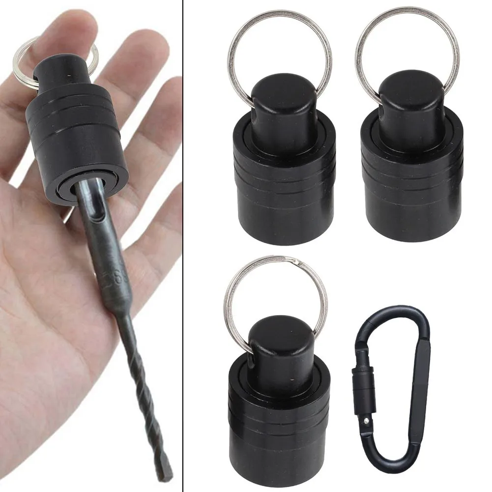 3pcs SDS Shank Screwdriver Bits Holder Extension Bar Drill Storage Keychain Extension Bar Quick Release Drill Bit Adapter