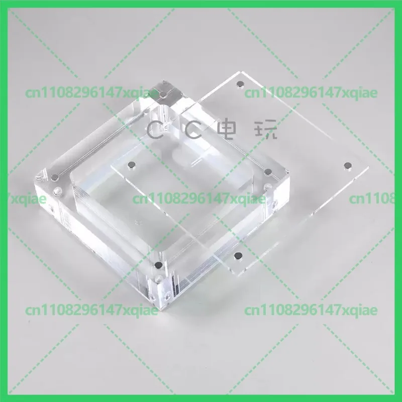 Magnetic Clear Acrylic Display Storage Box Dustproof Protective Case For GBA SP Game Boy Advance SP Handheld Console