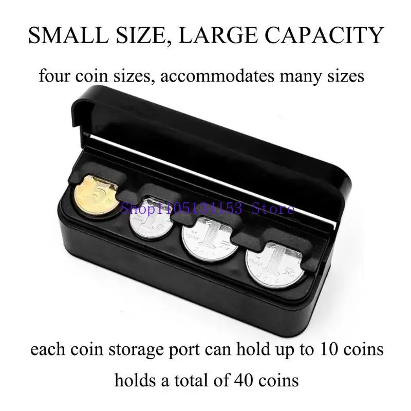 

kl23 Стильный держатель для монет для автомобиля, большой емкости для монет в чехле для автомобиля, домашний кошелек для монет