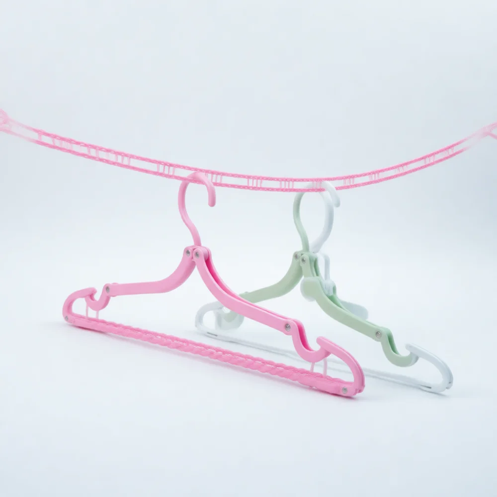 Portable Laundry Rope Nylon Drying Line Windproof Clothesline Anti Slip Utility For Outdoor Camping Hiking RV Gear